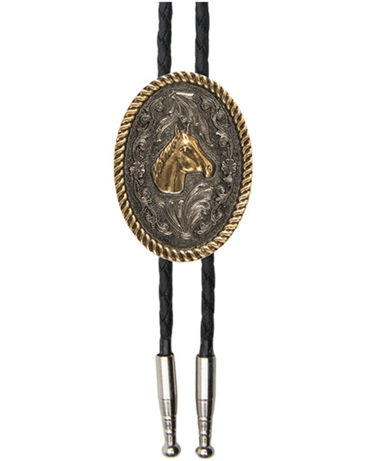 Men's Horse Head Medallion Bolo Tie | Cody James Accessories