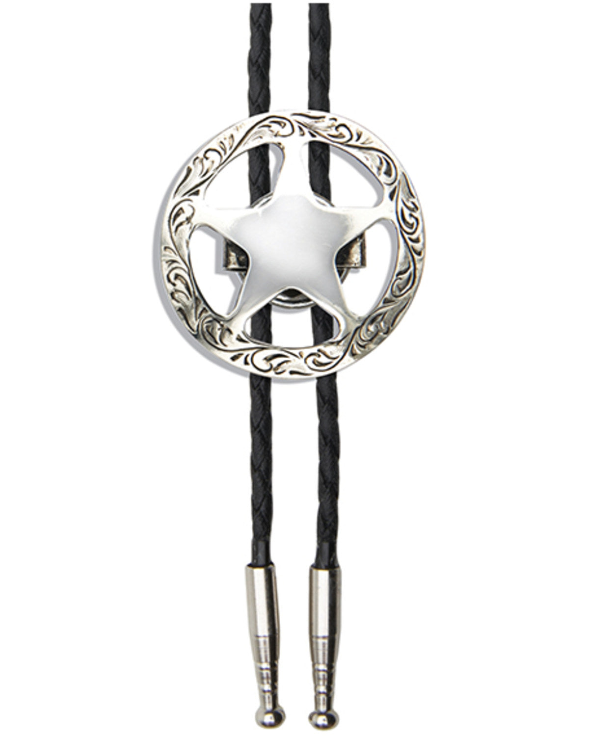 Men's Silver Sheriff's Star Bolo Tie | Cody James Accessories