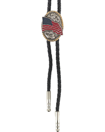 Men's American Flag Bolo Tie | Cody James Accessories