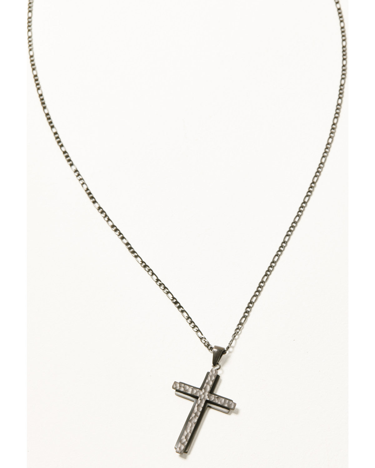 Men's Textured Cross Necklace | Cody James Accessories