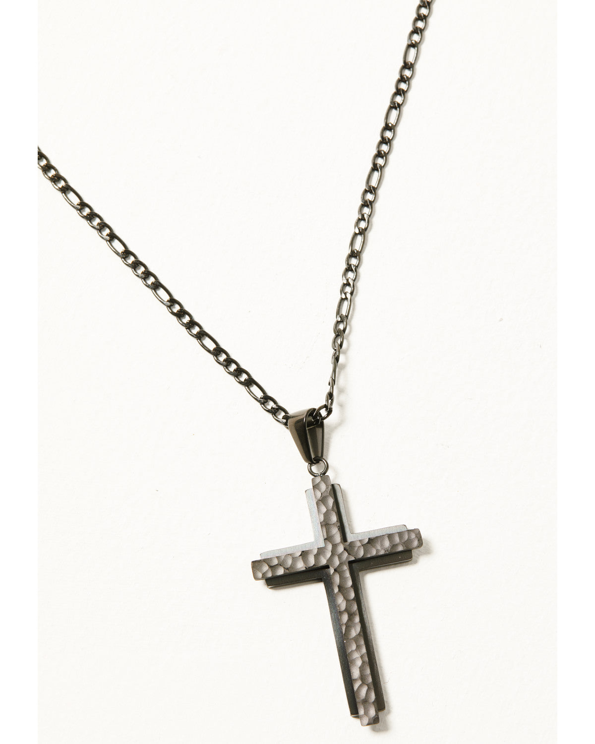Men's Textured Cross Necklace | Cody James Accessories