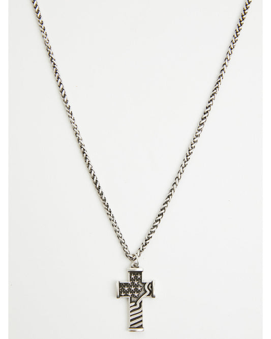 Men's Flag Cross Necklace | Cody James Accessories