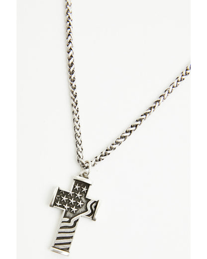 Men's Flag Cross Necklace | Cody James Accessories