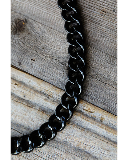 Men's Gunmetal Cuban Link Necklace | Cody James Accessories