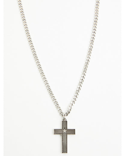 Men's Shiny Star Cross Necklace | Cody James Accessories