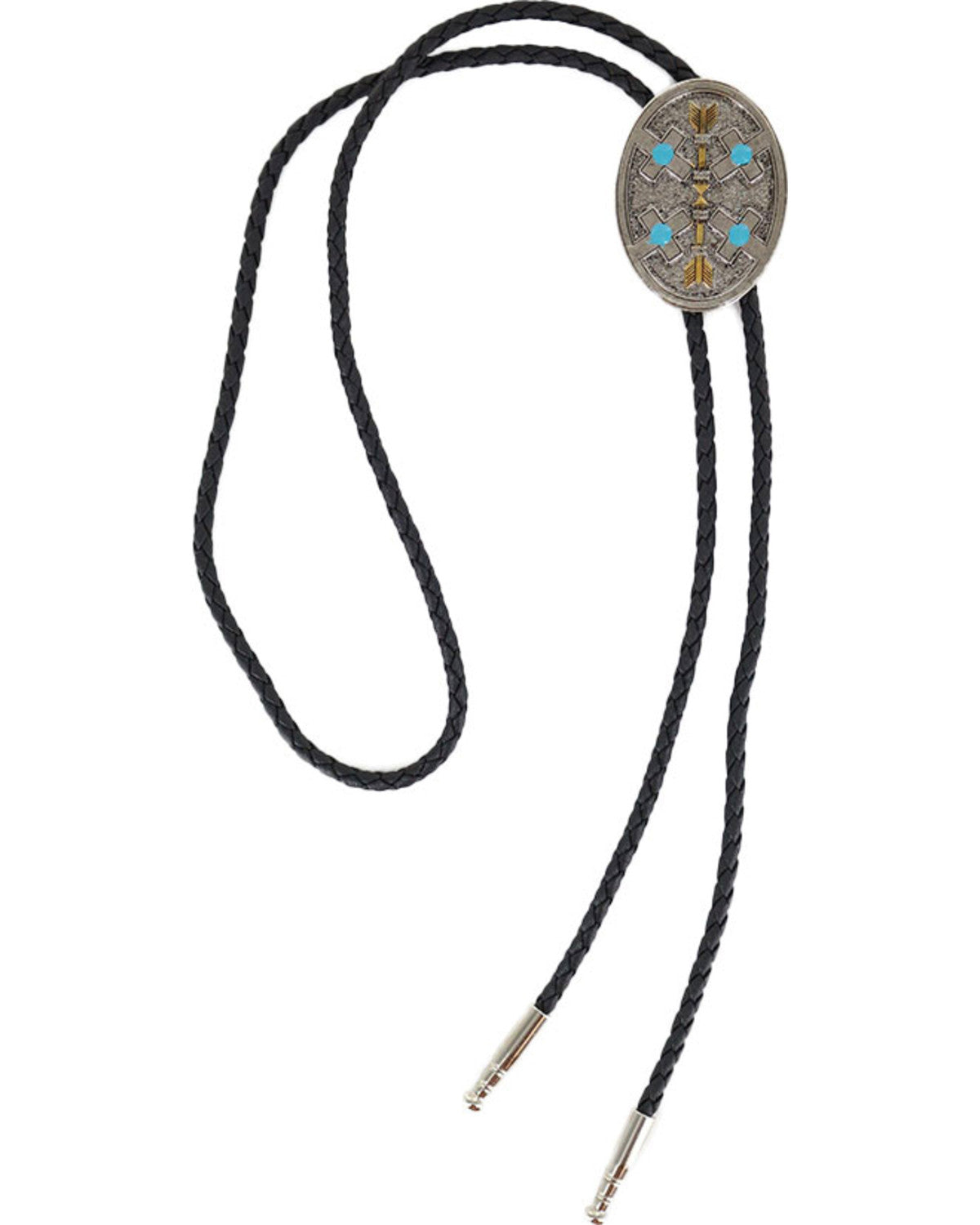Men's Oval Arrows Bolo Tie | Cody James Accessories