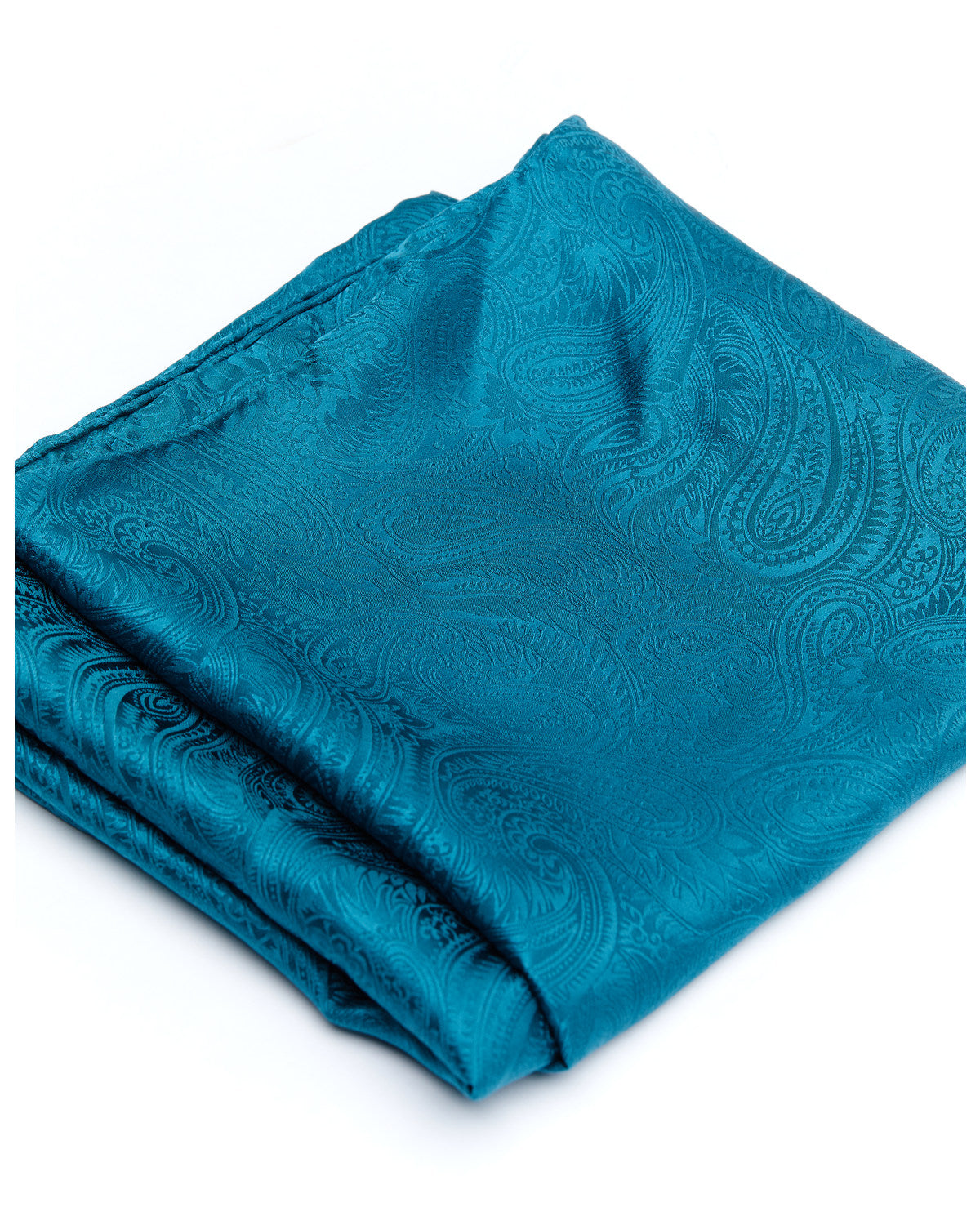 Men's Silk Jaquard Turquoise Scarf | Cody James Accessories