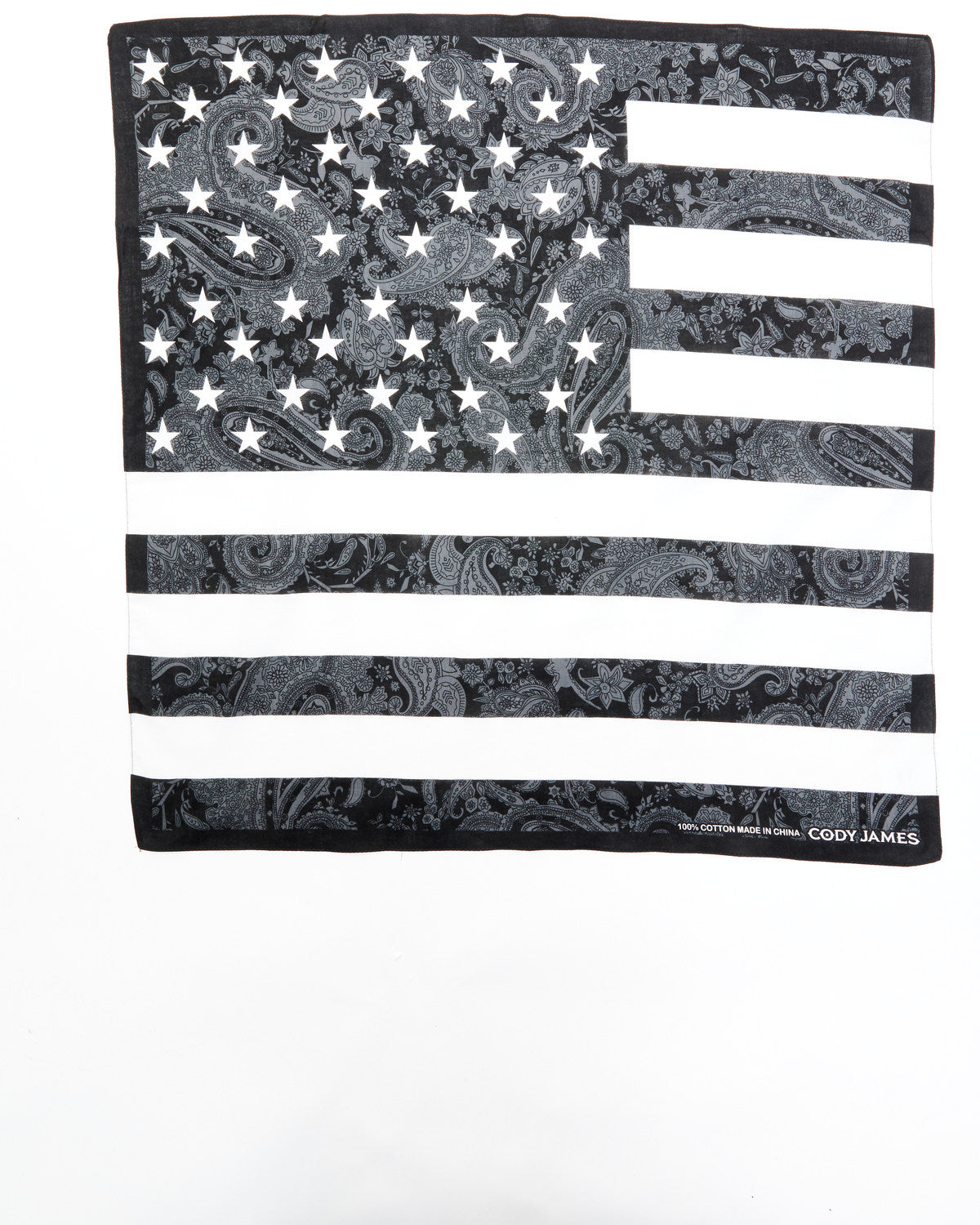 Men's Paisley Americana Flag Bandana | Cody James Accessories