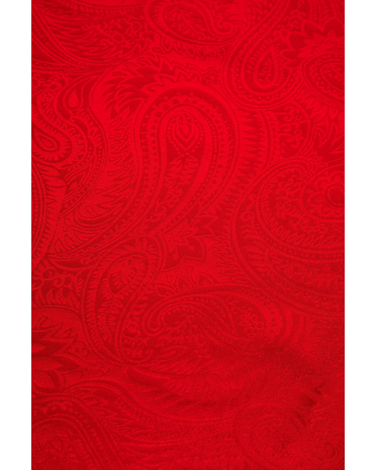 Men's Red Silk Jacquard Scarf | Cody James Accessories
