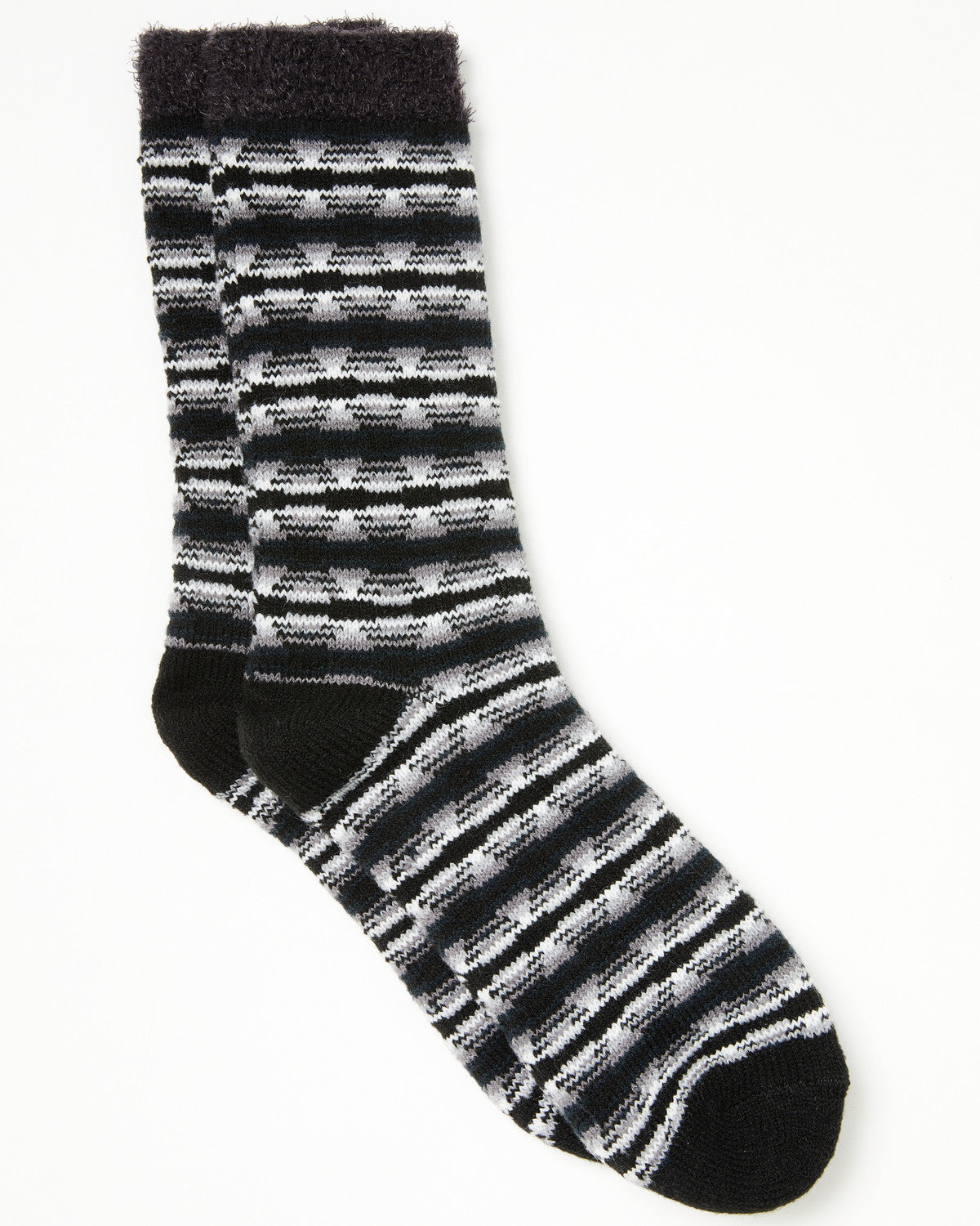 Men's Onyx Southwestern Print Cozy Crew Socks | Cody James Accessories|Sale