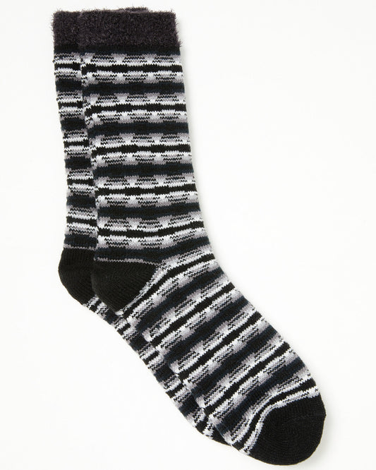 Men's Onyx Southwestern Print Cozy Crew Socks | Cody James Accessories|Sale
