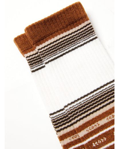 Men's Rio Southwester Stripe Print Crew Socks | Cody James Accessories