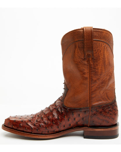 Black 1978® Men's Carmen Exotic Full-Quill Ostrich Roper Bo | Cody James Accessories|Boots
