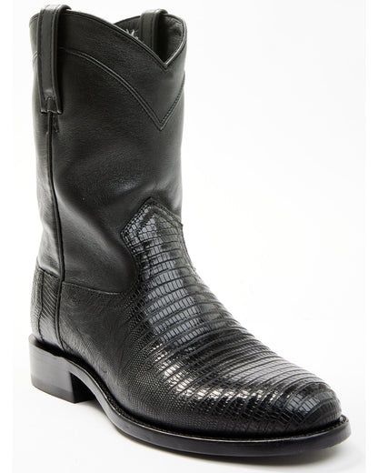 Black 1978® Men's Carmen Exotic Teju Lizard Roper Boots - R | Cody James Accessories|Boots