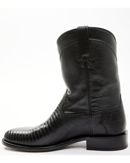 Black 1978® Men's Carmen Exotic Teju Lizard Roper Boots - R | Cody James Accessories|Boots