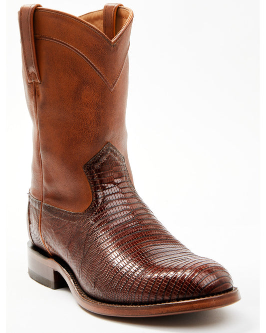 Black 1978® Men's Carmen Exotic Teju Lizard Roper Boots - R | Cody James Accessories|Boots