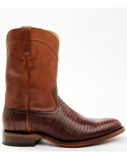 Black 1978® Men's Carmen Exotic Teju Lizard Roper Boots - R | Cody James Accessories|Boots