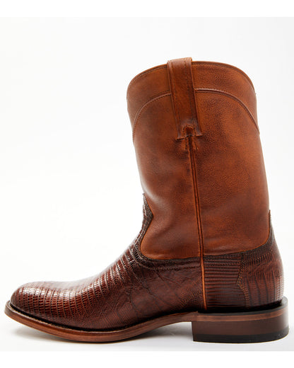 Black 1978® Men's Carmen Exotic Teju Lizard Roper Boots - R | Cody James Accessories|Boots