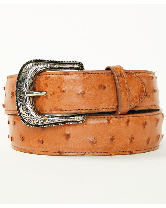 Men's Carver Exotic Ostrich Leather Belt | Cody James Accessories