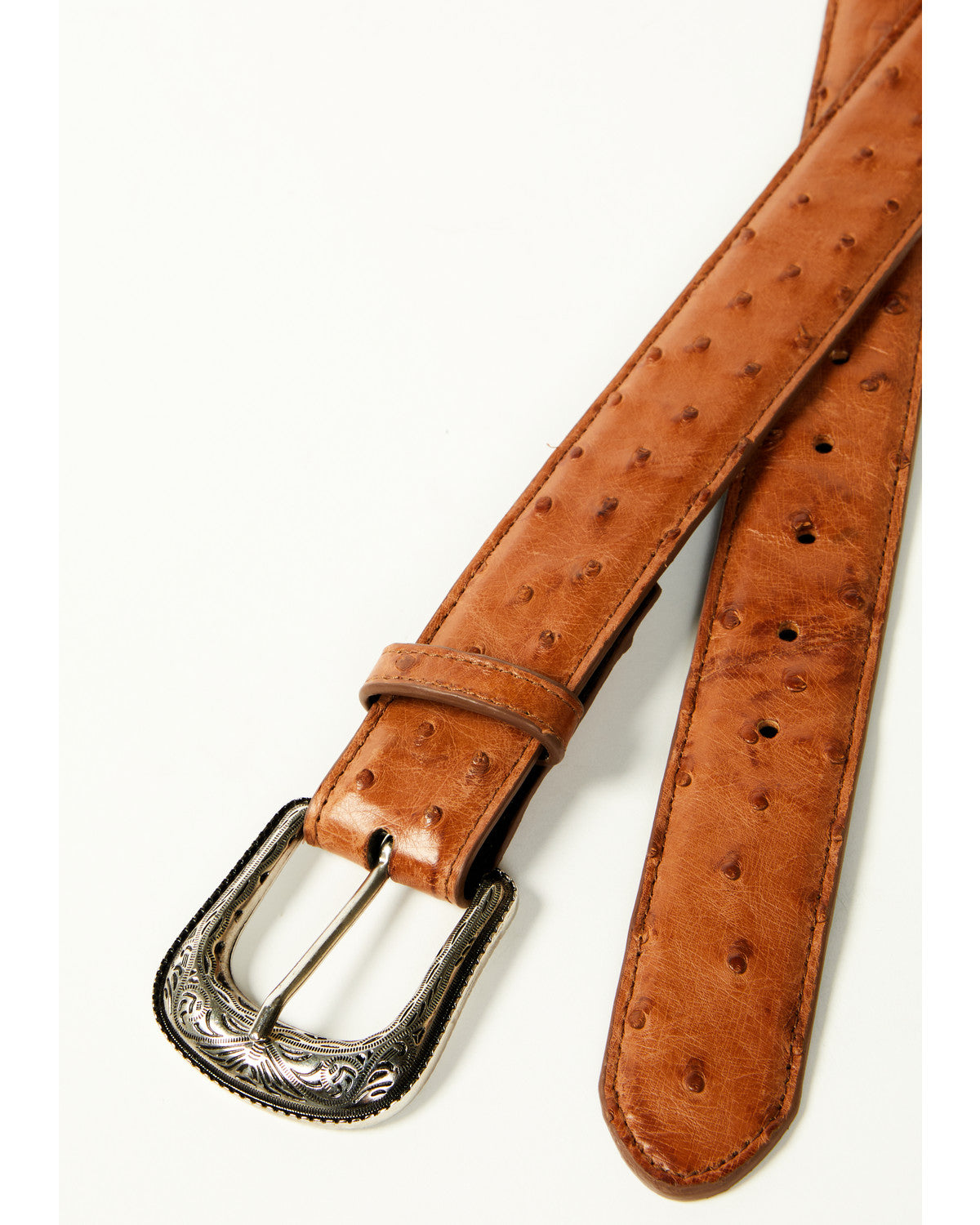 Men's Carver Exotic Ostrich Leather Belt | Cody James Accessories