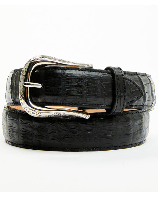 Black 1978™ Men's Sutton Exotic Caiman Tail Leather Belt | Cody James Accessories