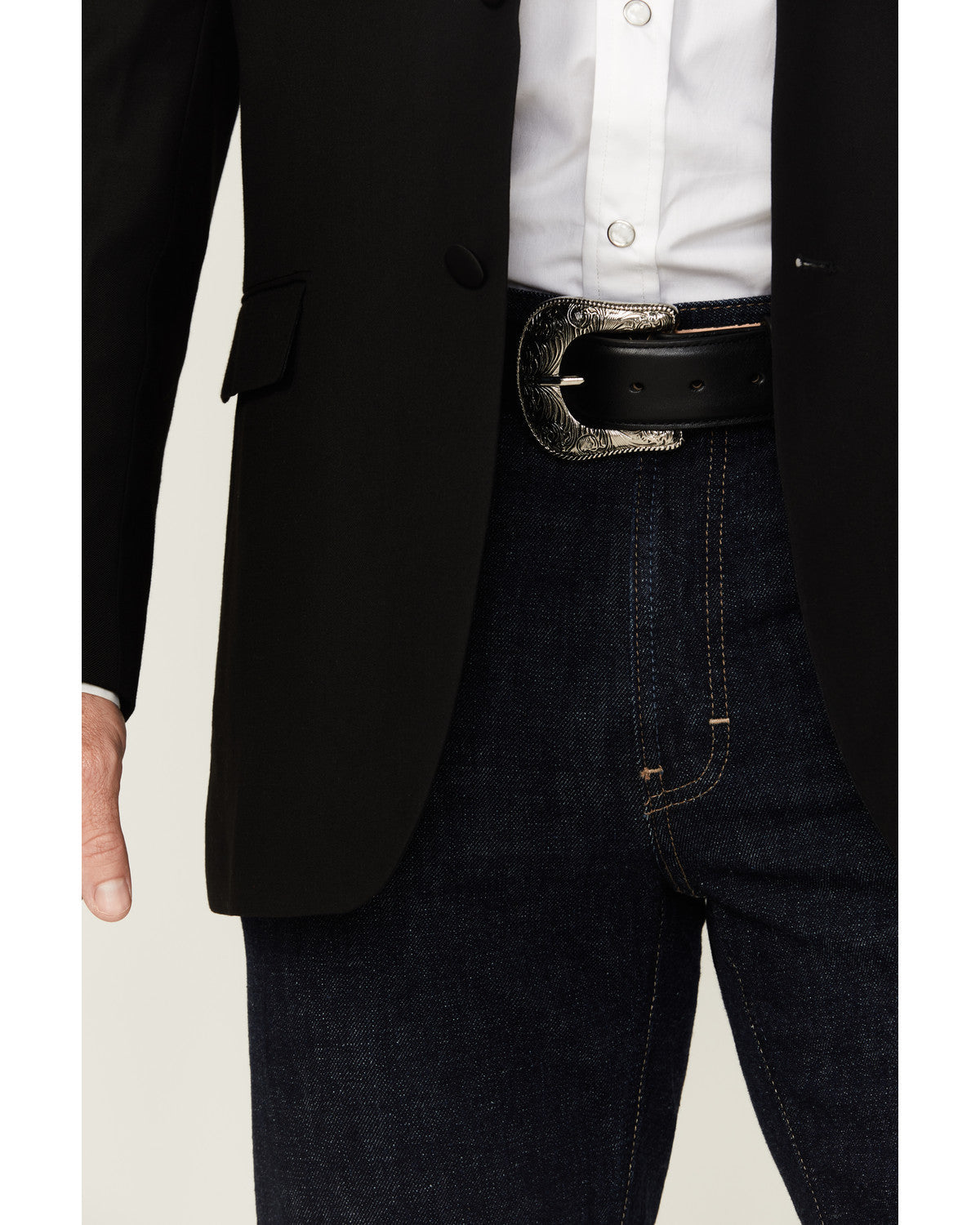 Black 1978™ Men's Smooth Leather Belt | Cody James Accessories