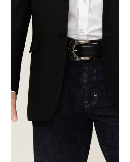 Black 1978™ Men's Smooth Leather Belt | Cody James Accessories