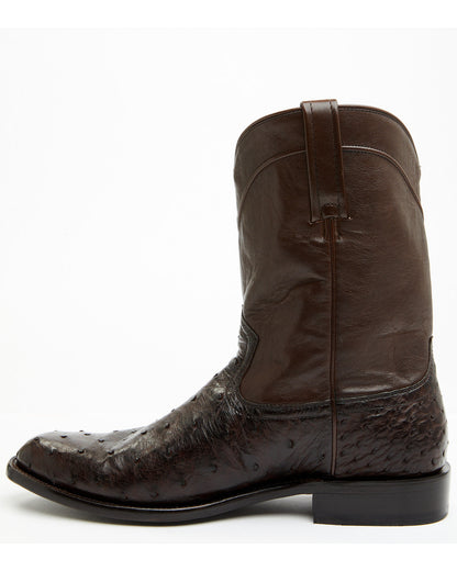 Black 1978® Men's Carmen Exotic Full-Quill Ostrich Roper Bo | Cody James Accessories|Boots