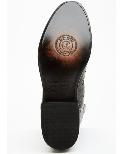 Black 1978® Men's Carmen Exotic Full-Quill Ostrich Roper Bo | Cody James Accessories|Boots