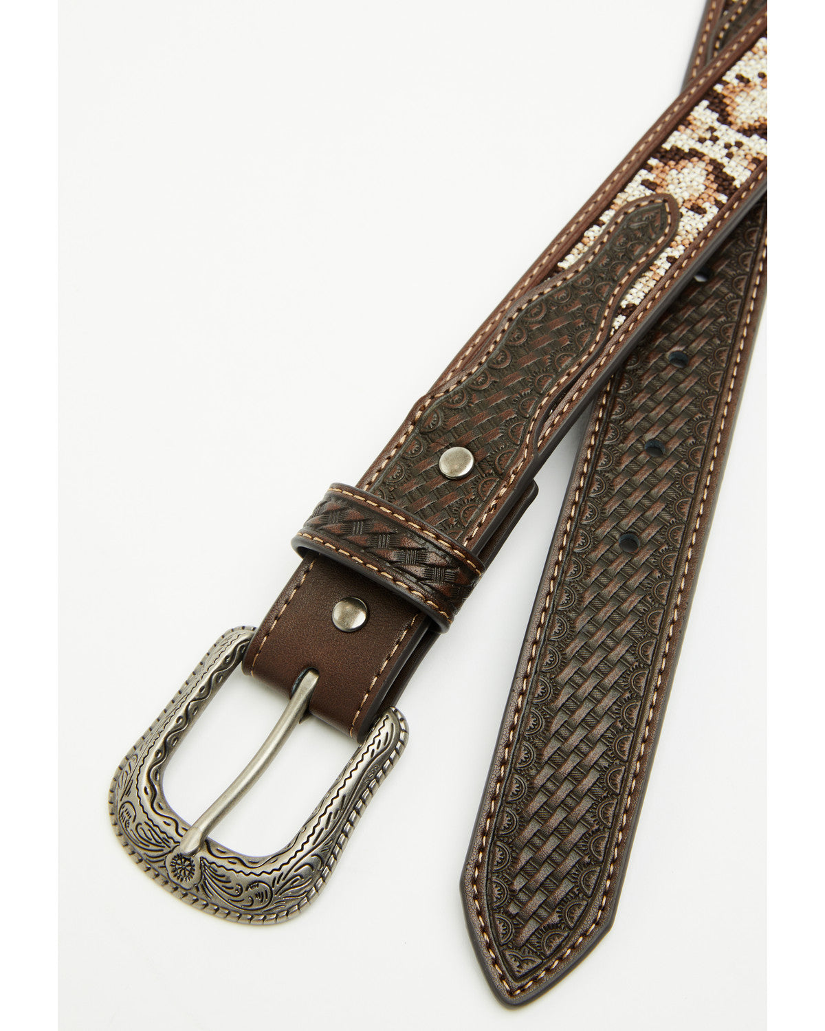 Boys' Tucker Southwestern Faux Leather Belt | Cody James Accessories