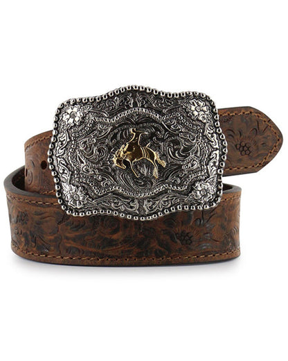 Kid's Floral Tooled Belt | Cody James Accessories