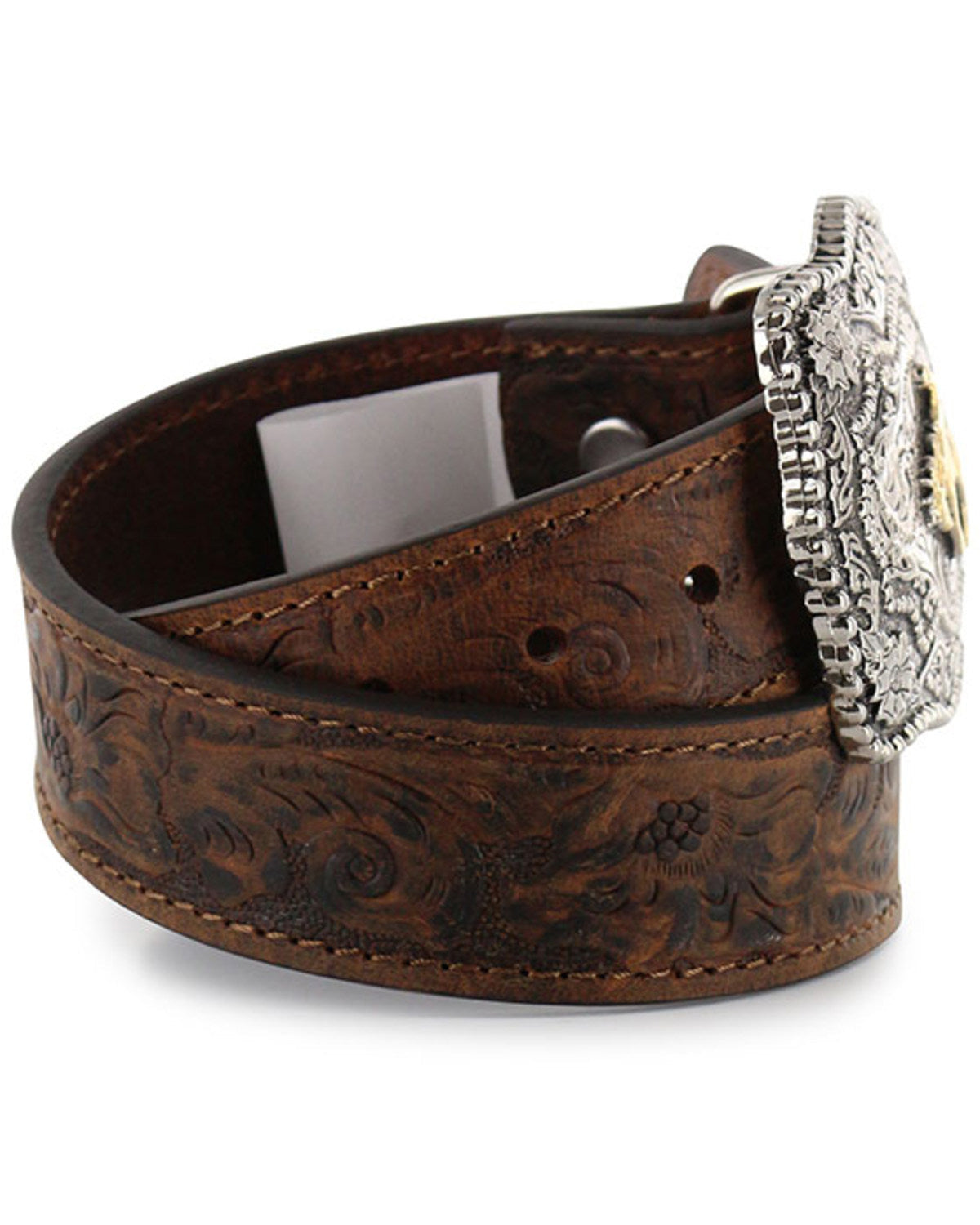 Kid's Floral Tooled Belt | Cody James Accessories