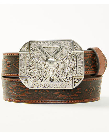 Boys' Southwestern Print Embossed Belt | Cody James Accessories