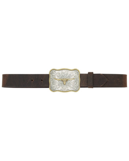 Boys' Scalloped Longhorn Buckle Belt | Cody James Accessories