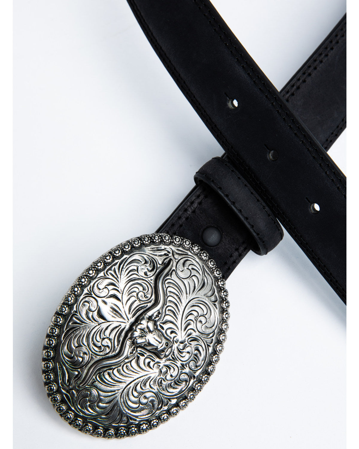Boys' Longhorn Plaque Buckle Belt | Cody James Accessories