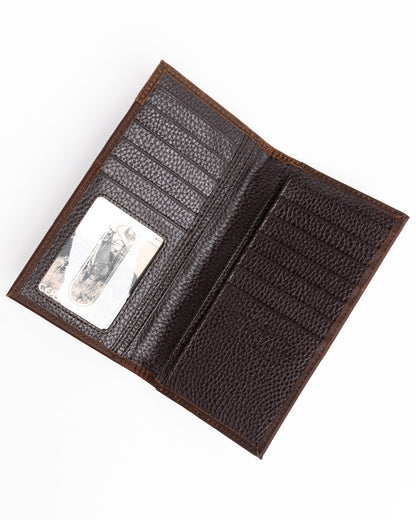 Men's Rodeo Stitched Leather Wallet | Cody James Accessories|Sale