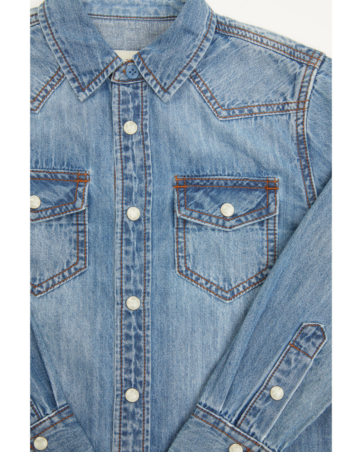 Toddler Boys' Foothill Denim Long Sleeve Pearl Snap Western | Cody James Boys|Sale|Clothing