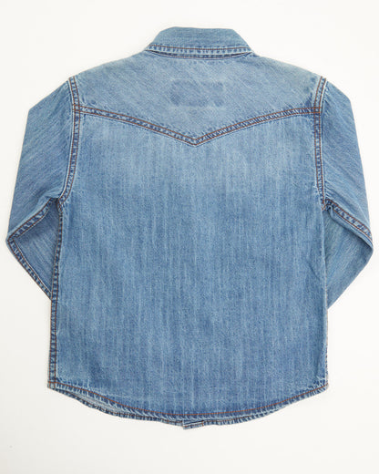 Toddler Boys' Foothill Denim Long Sleeve Pearl Snap Western | Cody James Boys|Sale|Clothing