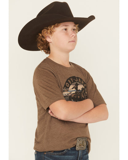 Boys' Rodeo Round Up Short Sleeve Graphic T-Shirt | Cody James Boys|Clothing