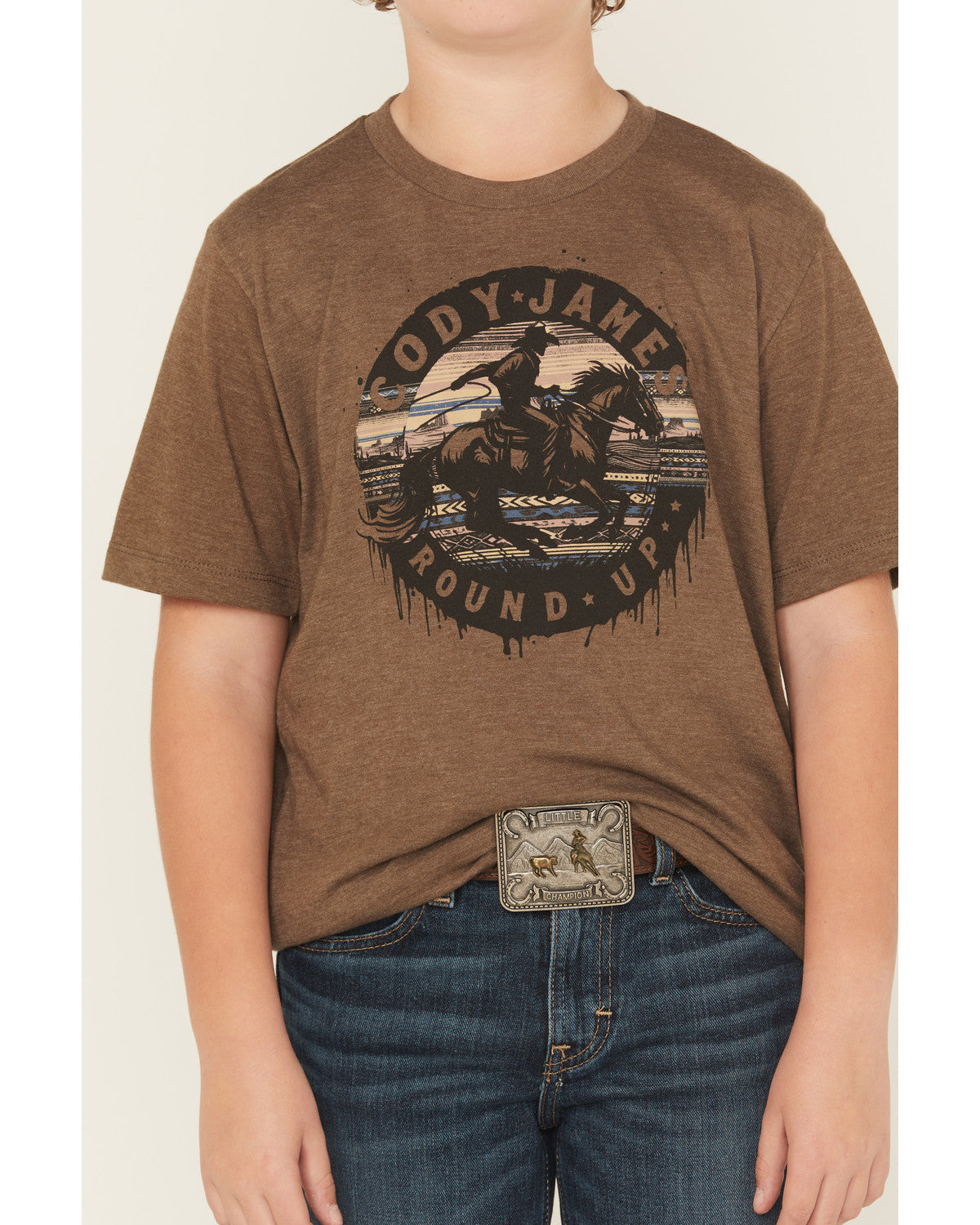 Boys' Rodeo Round Up Short Sleeve Graphic T-Shirt | Cody James Boys|Clothing
