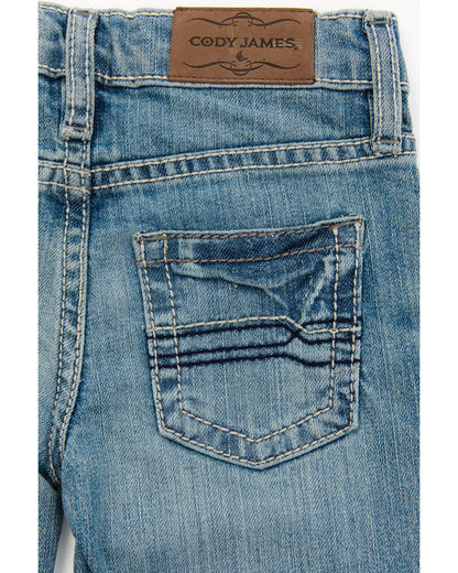Boys' Hamshackle Wash Relaxed Bootcut Stretch Denim Jeans | Cody James Boys|Clothing