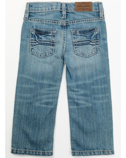 Boys' Hamshackle Wash Relaxed Bootcut Stretch Denim Jeans | Cody James Boys|Clothing