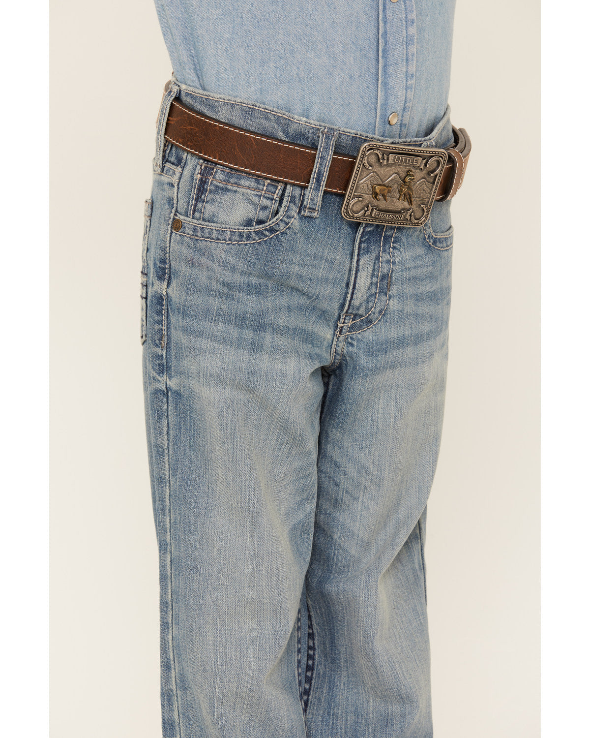 Boys' Hamshackle Light Wash Relaxed Boot Denim Jeans | Cody James Boys|Clothing
