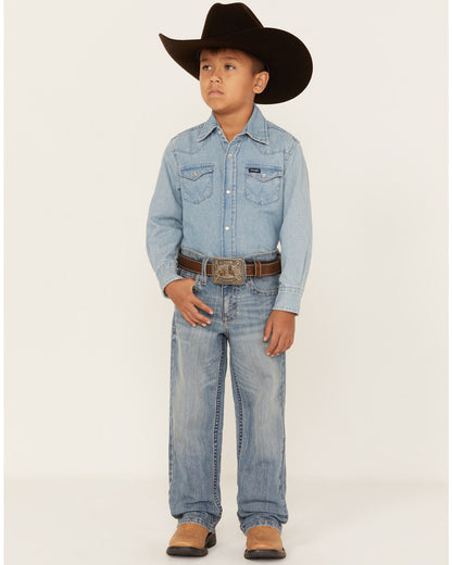 Boys' Hamshackle Light Wash Relaxed Boot Denim Jeans - Size | Cody James Boys|Clothing