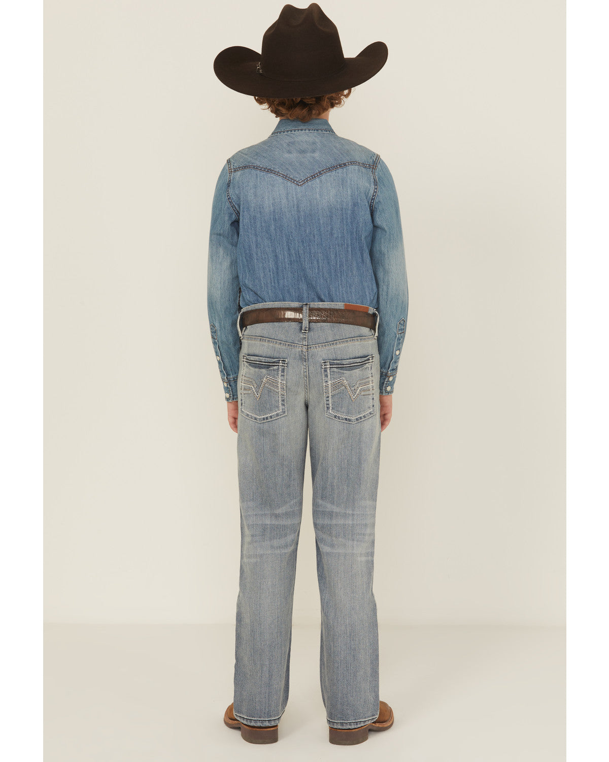 Boys' Medium Wash Buckskin Slim Bootcut Stretch Denim Jeans | Cody James Boys|Clothing