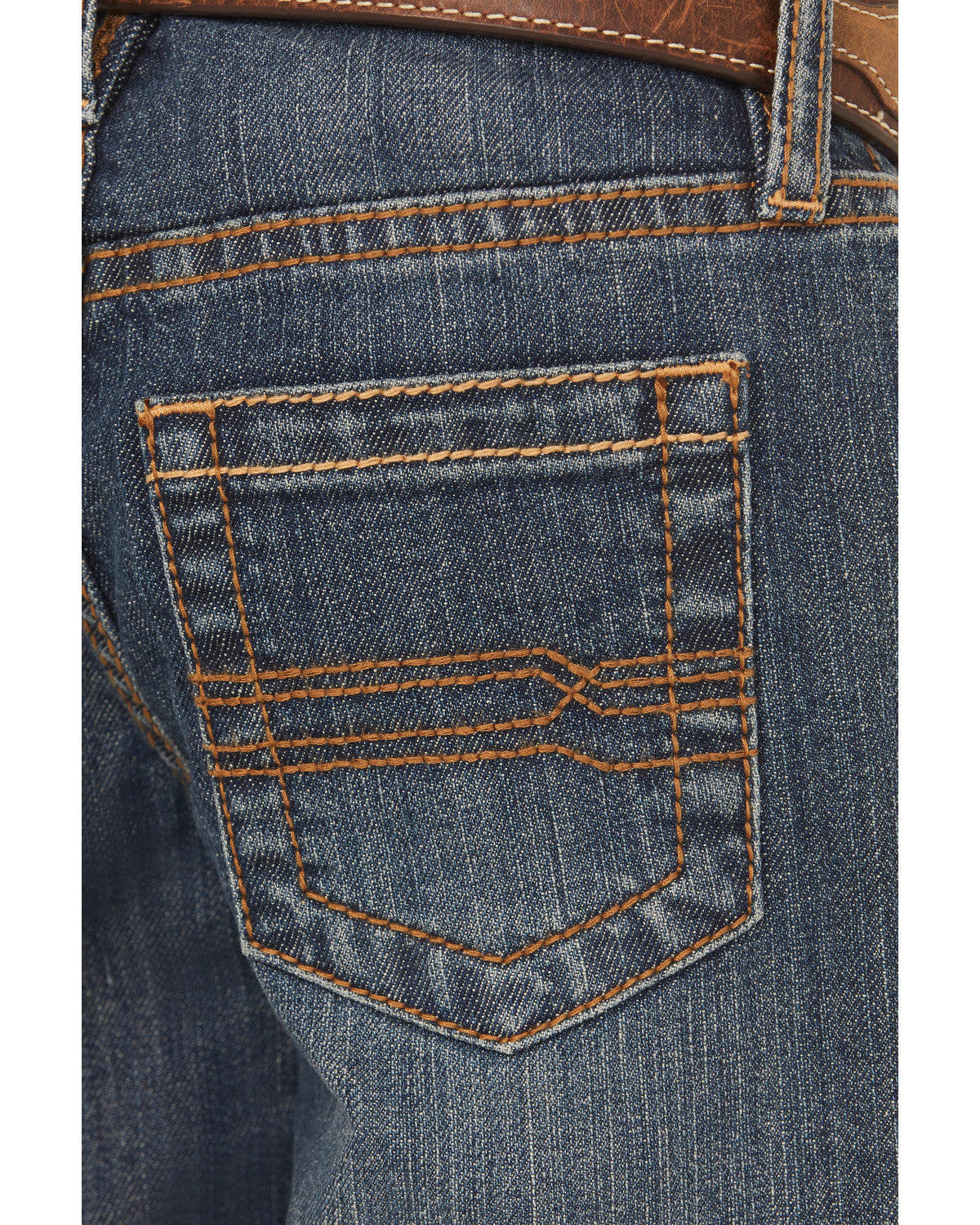 Little Boys' Wolfstooth Medium Wash Relaxed Bootcut Stretch | Cody James Boys|Clothing