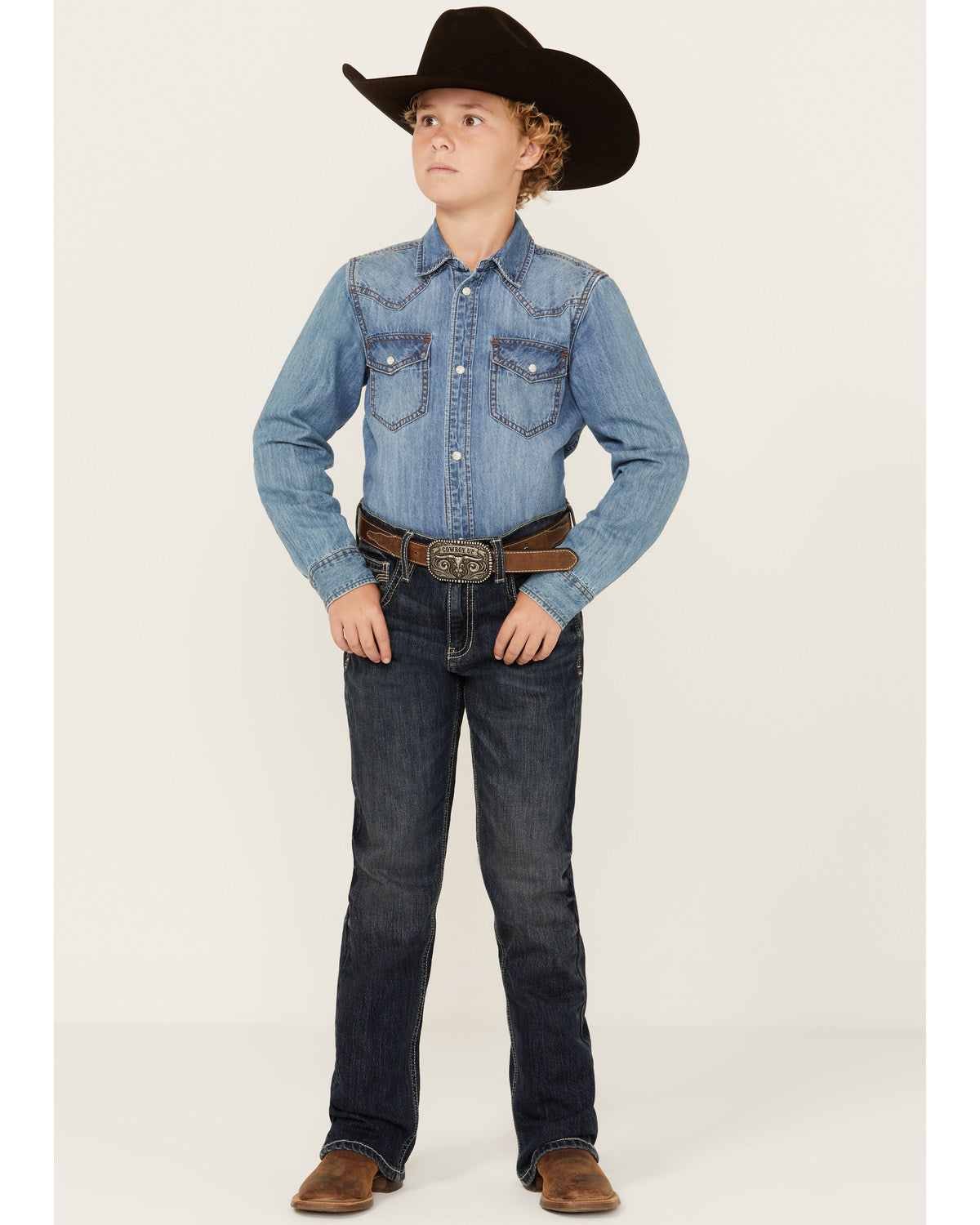 Boys' Dark Wash Moonlight Slim Stretch Bootcut Jeans | Cody James Boys|Clothing