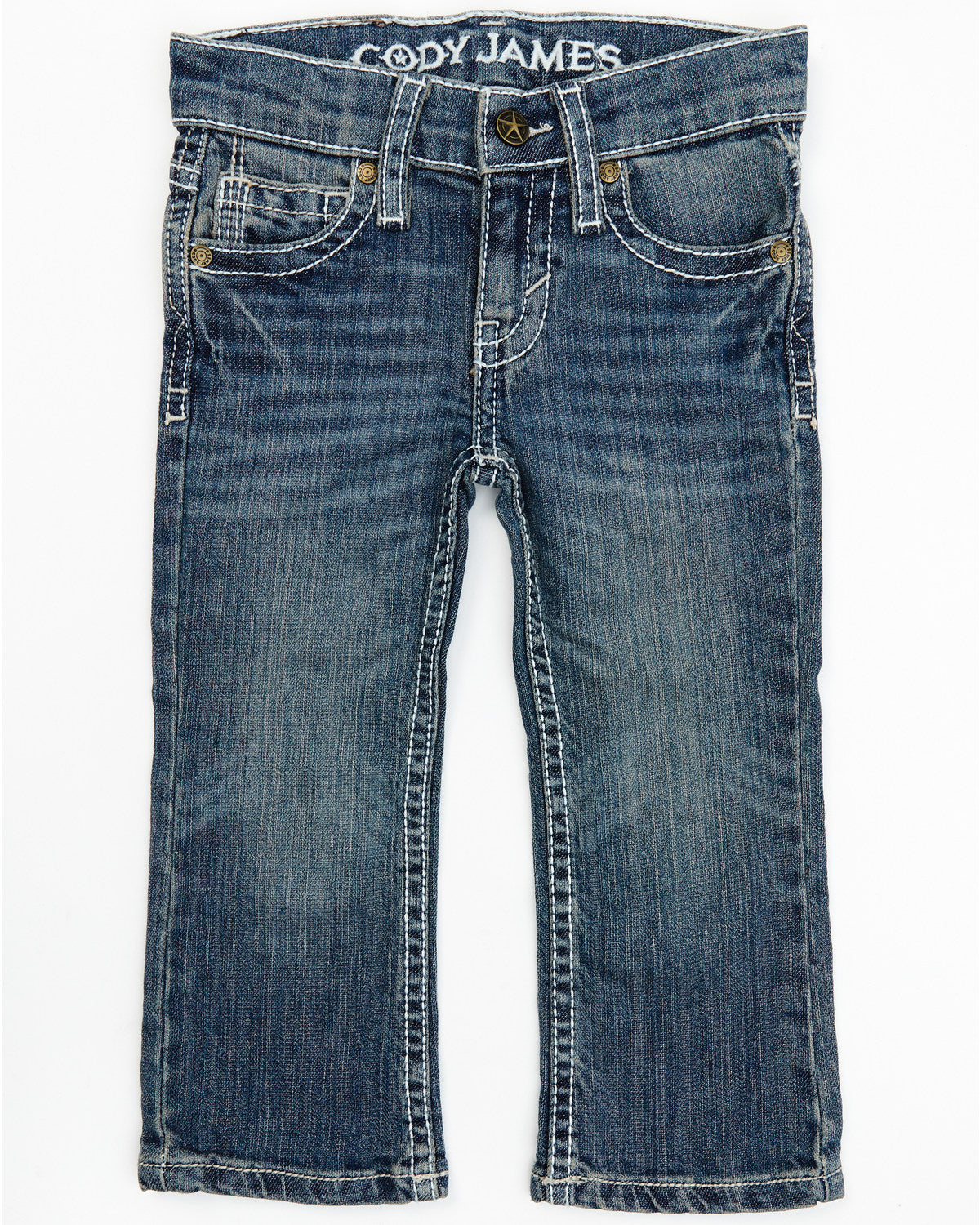 Toddler Boys' Stone Cold Wash Slim Boot Stretch Jeans | Cody James Boys|Clothing