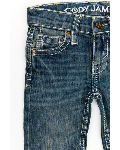 Toddler Boys' Stone Cold Wash Slim Boot Stretch Jeans | Cody James Boys|Clothing