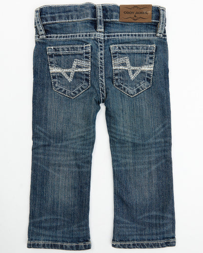 Toddler Boys' Stone Cold Wash Slim Boot Stretch Jeans | Cody James Boys|Clothing